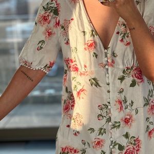 Zara floral dress